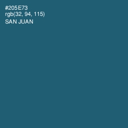 #205E73 - San Juan Color Image